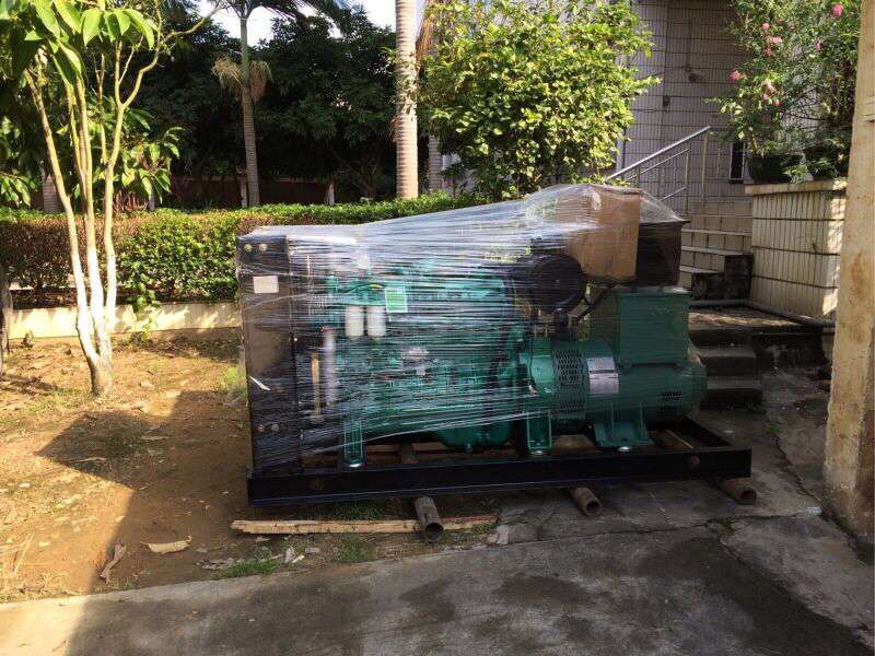 The 80kw generator set sent to Teng County has arrived at the customer's designated location.